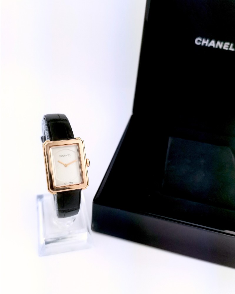 Montre CHANEL - Boyfriend - or rose - Petit modèle (femme)-photo-2