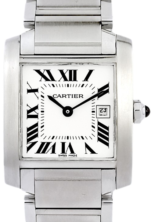 Cartier Watch - Tank Française - Steel - 25 Mm (women's)