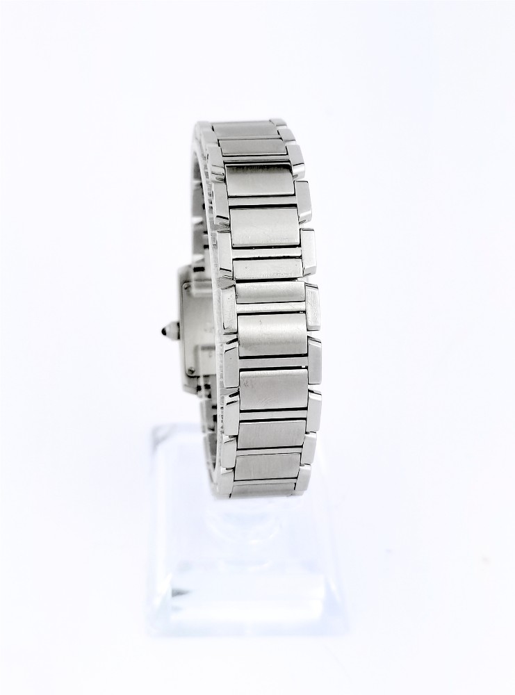 Cartier Watch - Tank Française - Steel - Small Model (women's)-photo-4