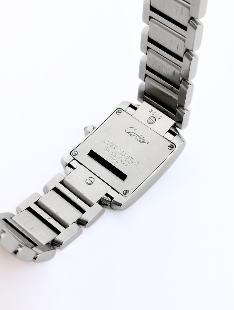 Cartier Watch - Tank Française - Steel - Small Model (women's)-photo-2