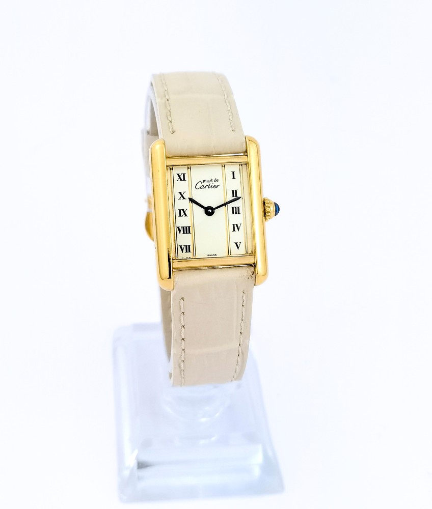 Cartier Watch - Must Tank - Quartz - Small Model (ladies)-photo-1