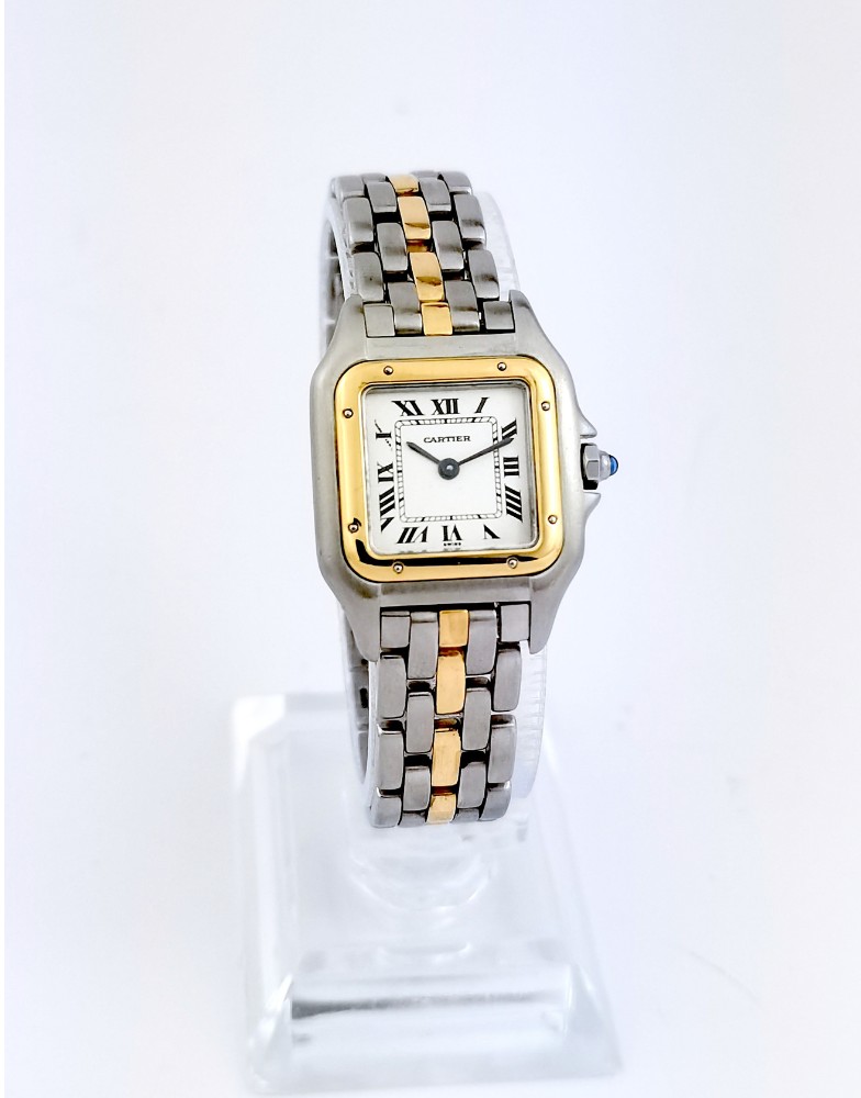 Cartier - Panther - Gold And Steel - Small Model (ladies)-photo-2