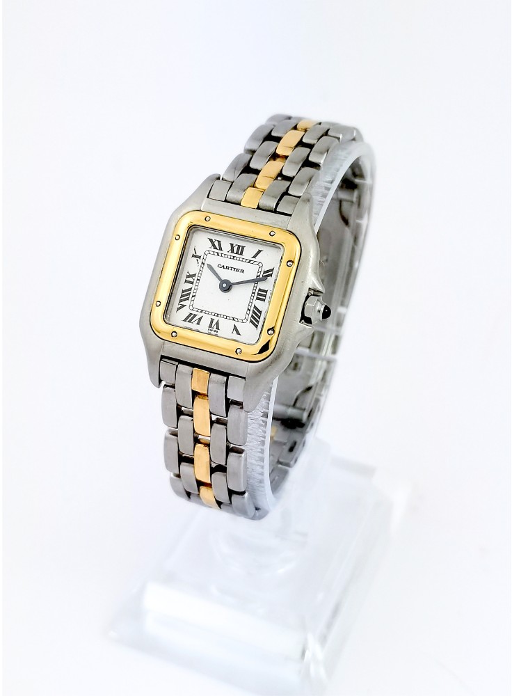 Cartier - Panther - Gold And Steel - Small Model (ladies)-photo-3