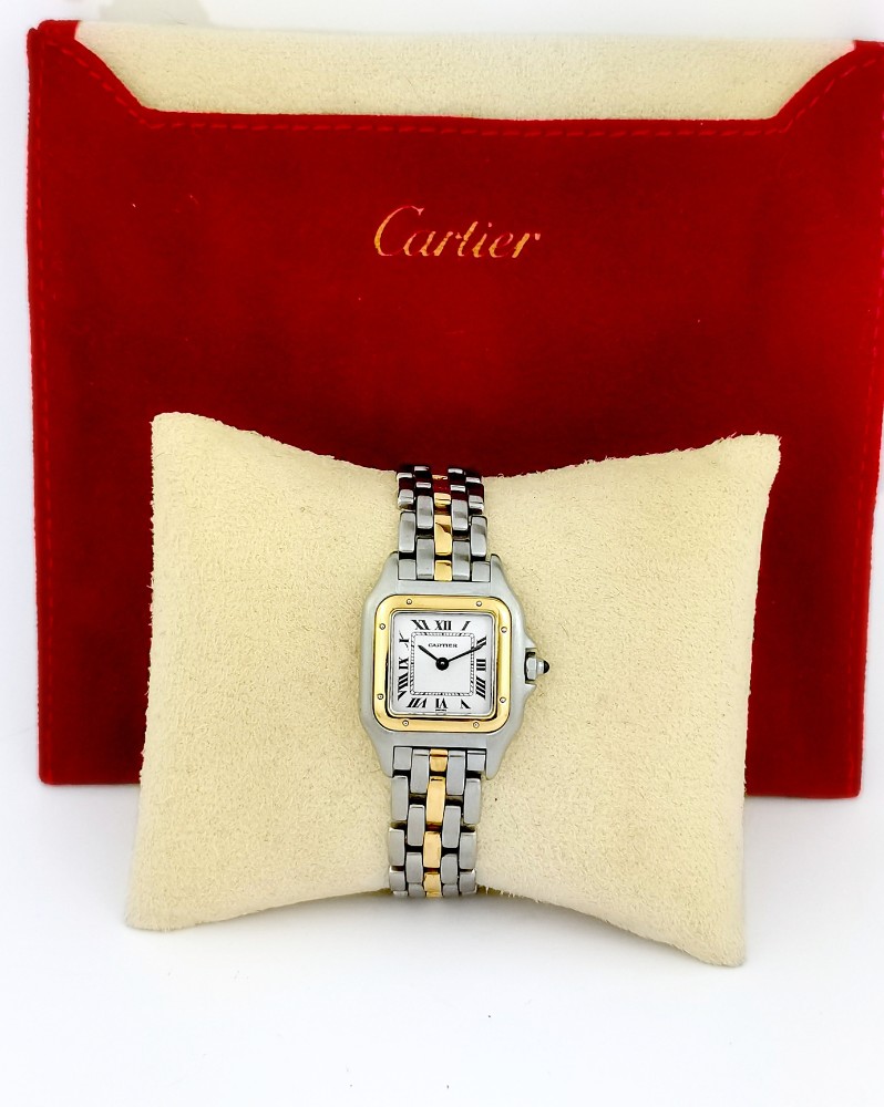 Cartier - Panther - Gold And Steel - Small Model (ladies)-photo-3