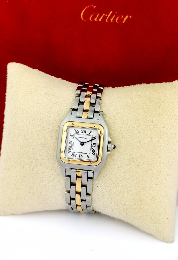 Cartier - Panther - Gold And Steel - Small Model (ladies)-photo-4