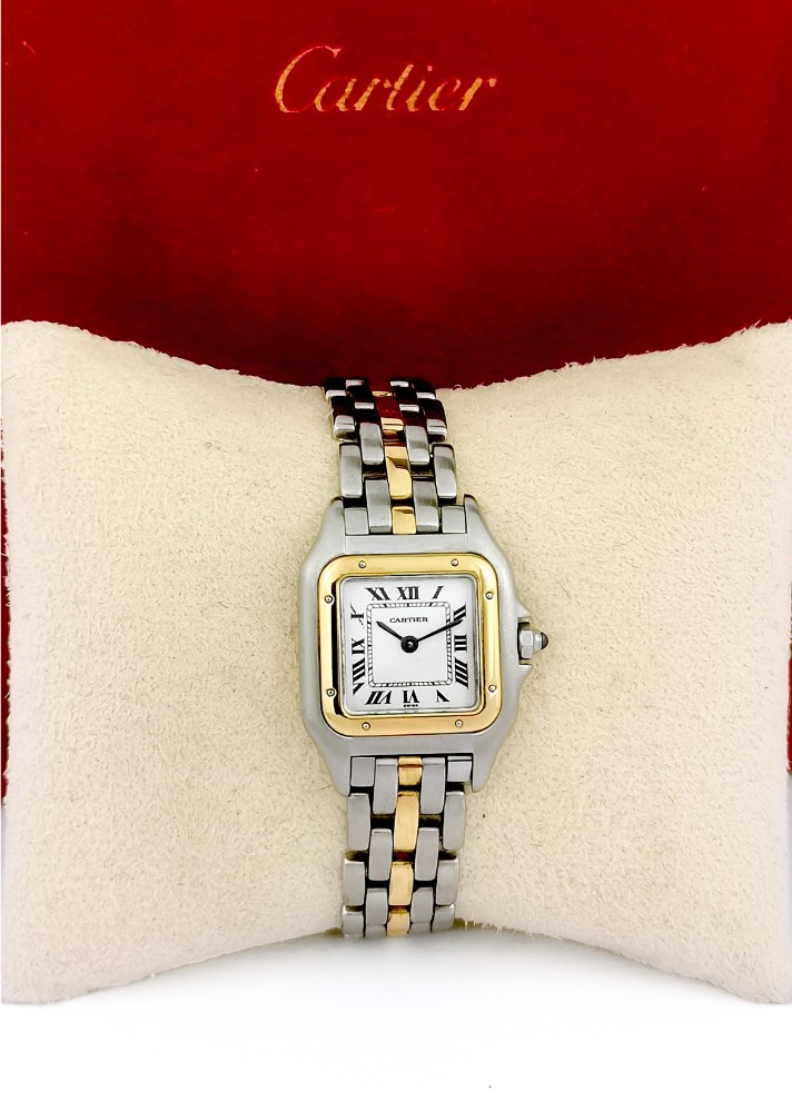 Cartier - Panther - Gold And Steel - Small Model (ladies)-photo-5