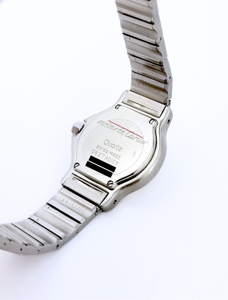 Cartier - Santos Octagonal - Gold And Steel - Quartz - Small Model (ladies)-photo-3