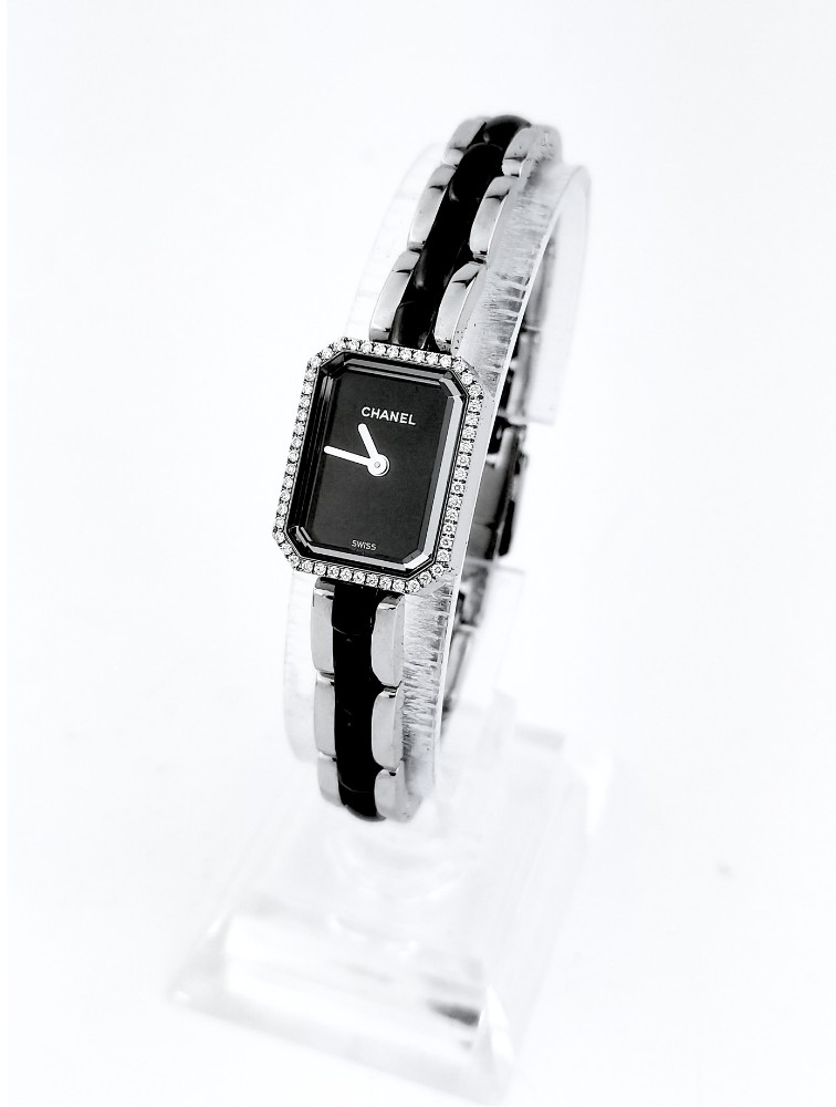 Chanel Watch - Première Céramique - Steel/ceramic/diamonds - 1 Lap (woman)-photo-2