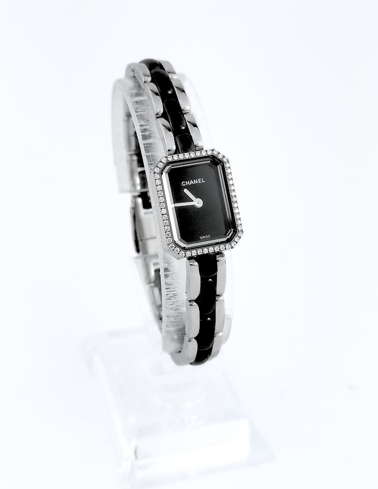 Chanel Watch - Première Céramique - Steel/ceramic/diamonds - 1 Lap (woman)-photo-3
