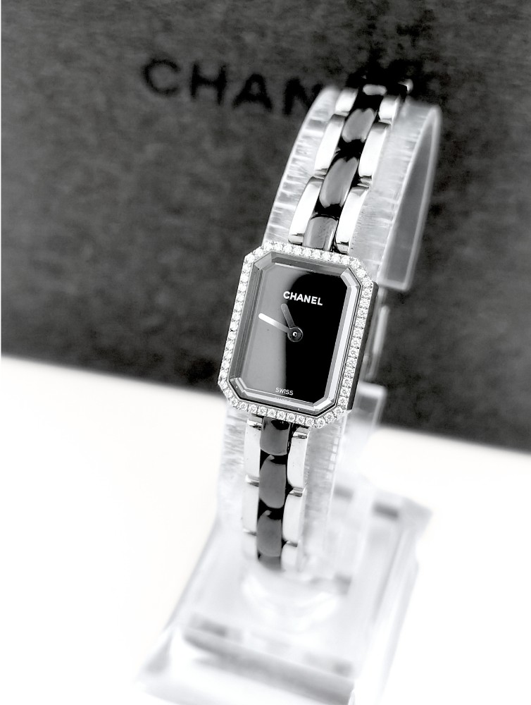 Chanel Watch - Première Céramique - Steel/ceramic/diamonds - 1 Lap (woman)-photo-3