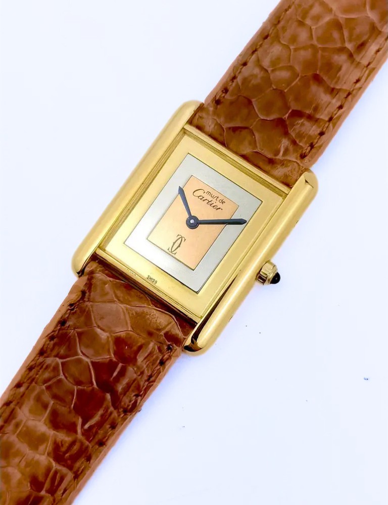 Watch Cartier - Must Tank - Trinity Dial - 23 Mm-photo-3