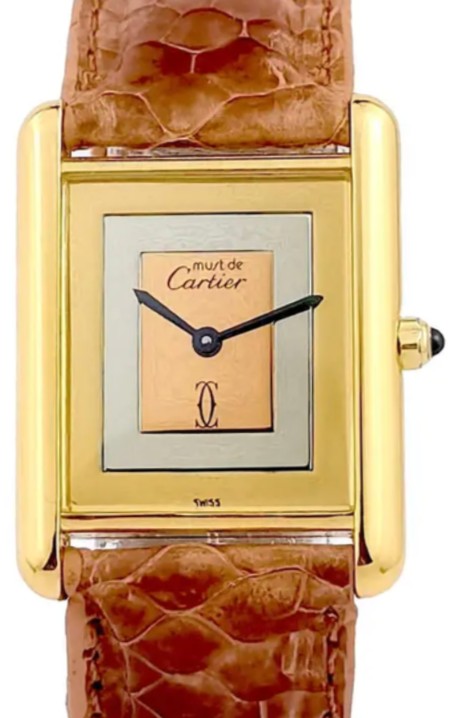 Watch Cartier - Must Tank - Trinity Dial - 23 Mm