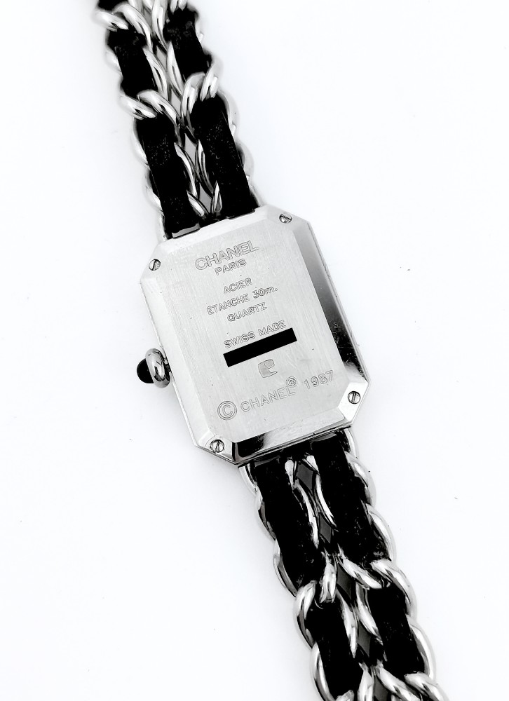 Chanel Wristwatch - Première Rock, Papers - Steel/leather - Size L (woman)-photo-3