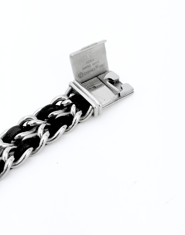 Chanel Wristwatch - Première Rock, Papers - Steel/leather - Size L (woman)-photo-4