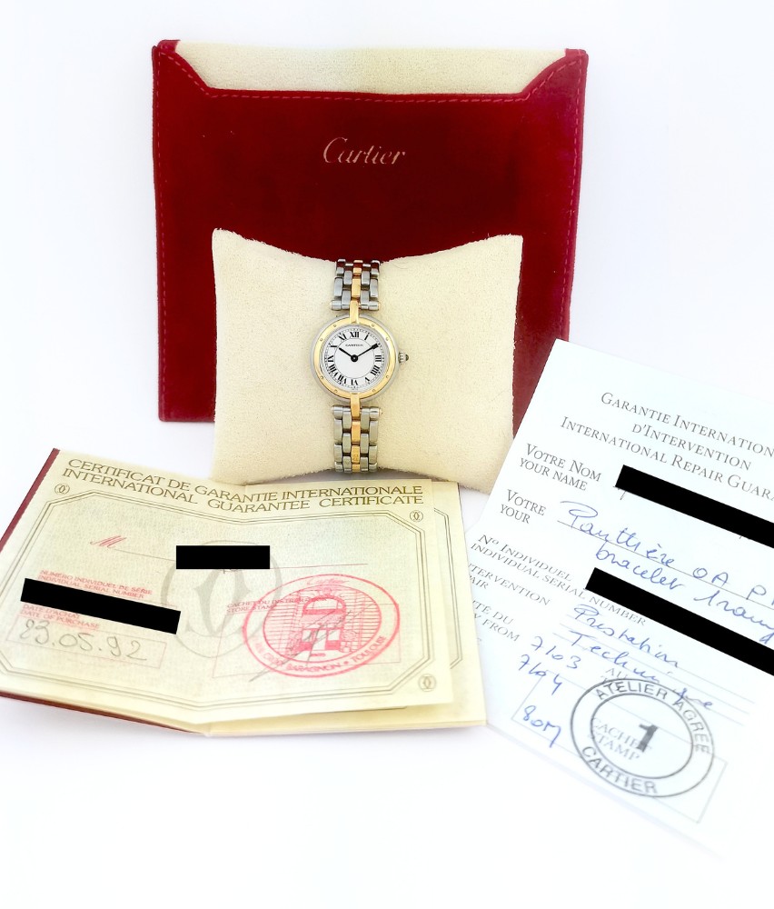 Montre CARTIER - Panthère Vendôme - or/acier - Petit modèle (femme)_Ref 1105-photo-5