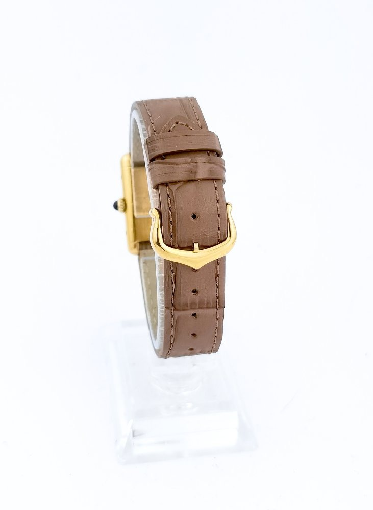 Cartier Wristwatch - Must Tank - Small Size - Vintage (lady)-photo-1