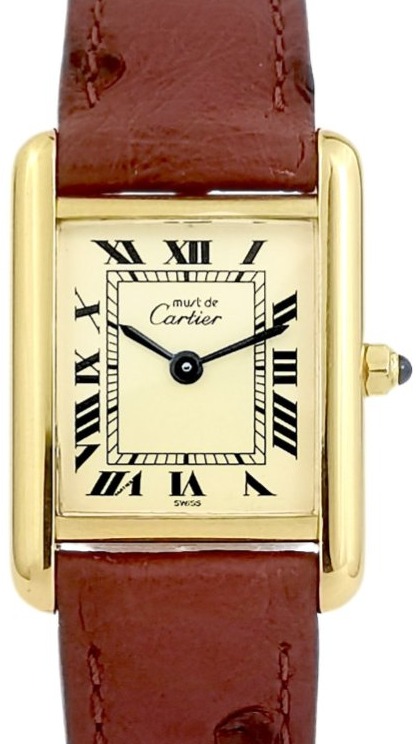 Cartier Watch - Must Tank - Champagne Dial - Quartz - Small Size (women's)