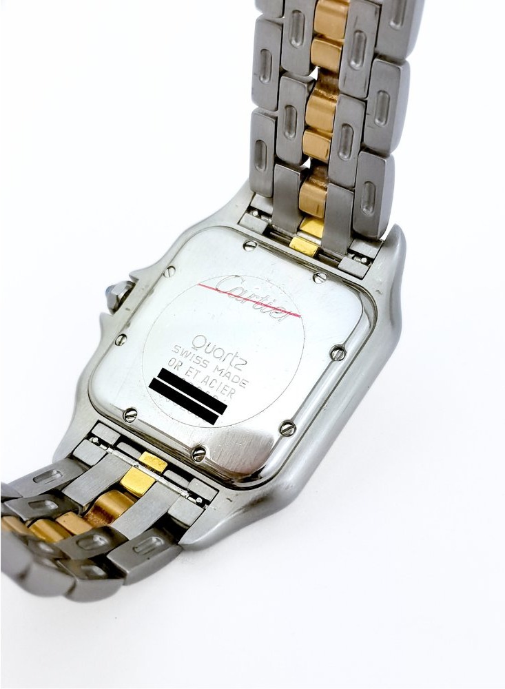 Cartier Watch - Panthère - Gold And Steel, Single Row Of Gold - Medium (unisex)-photo-4