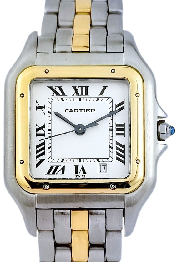 Cartier Watch - Panthère - Gold And Steel, Single Row Of Gold - Medium (unisex)