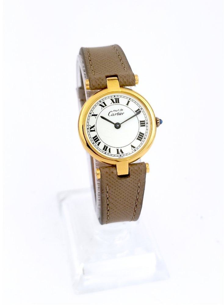 Cartier Watch - Must Vendôme - Vermeil - Small Size (women's)-photo-3