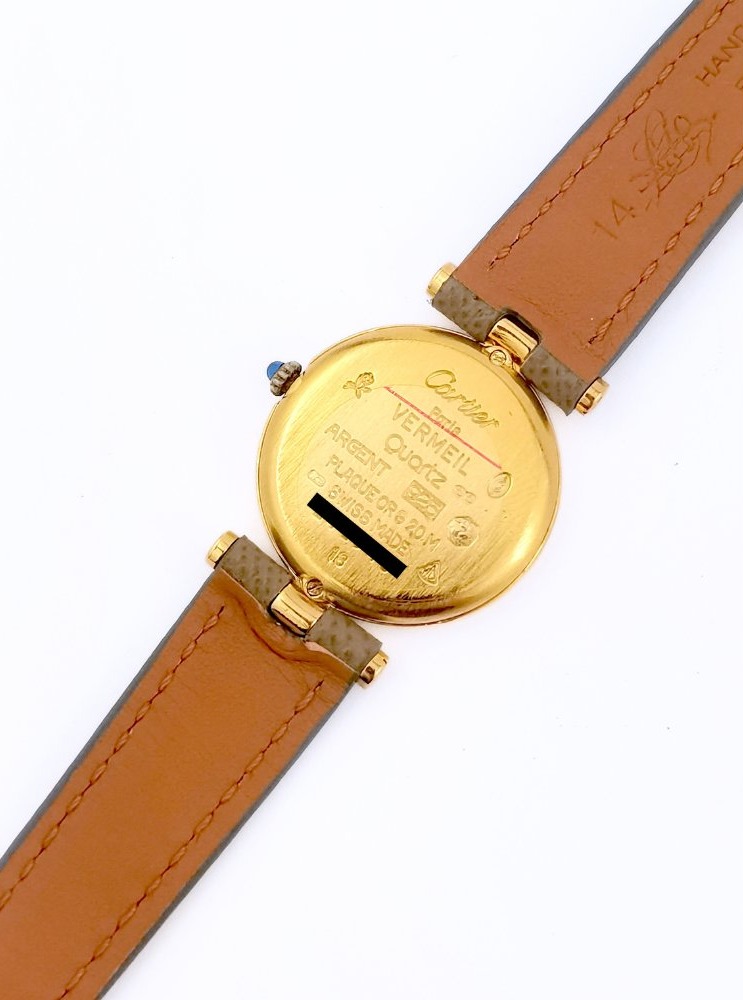 Cartier Watch - Must Vendôme - Vermeil - Small Size (women's)-photo-2
