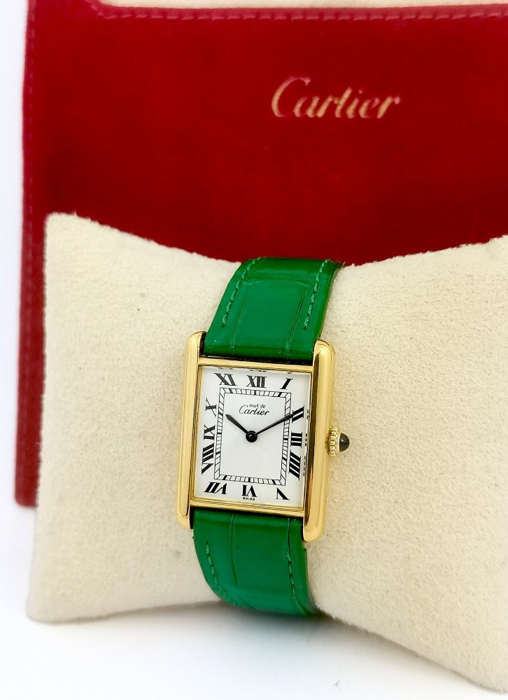 Montre CARTIER - Must Tank - mécanique - Grand modèle vintage (unisexe)-photo-5