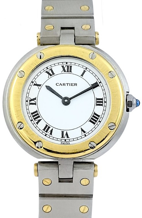 Montre CARTIER - Santos Vendôme - or/acier - Petit modèle (femme)