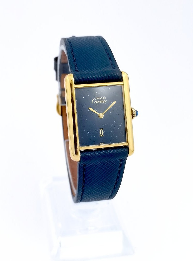 Montre CARTIER - Must Tank - mécanique - grand modèle vintage -photo-2