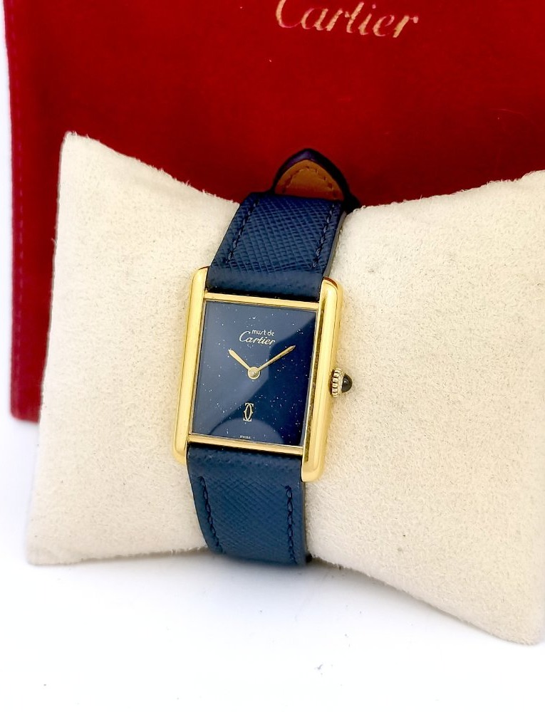 Montre CARTIER - Must Tank - mécanique - grand modèle vintage -photo-3