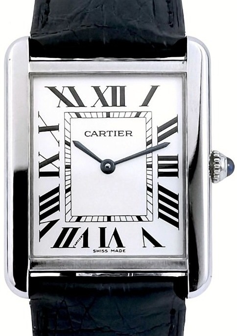 Cartier Watch - Tank Solo - Steel - Quartz - Large Model 