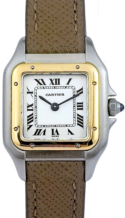 Montre CARTIER - Panthère - or/acier/cuir - Petit modèle (femme)