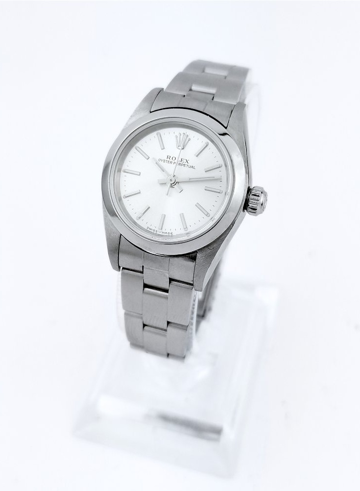 Rolex Watch - Oyster Perpetual - Steel - Small Model (women's)-photo-3