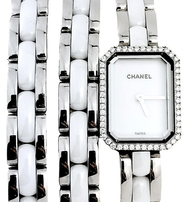 Chanel Watch - Première Mini Ceramic - Steel/ceramic/diamonds_ref 1167