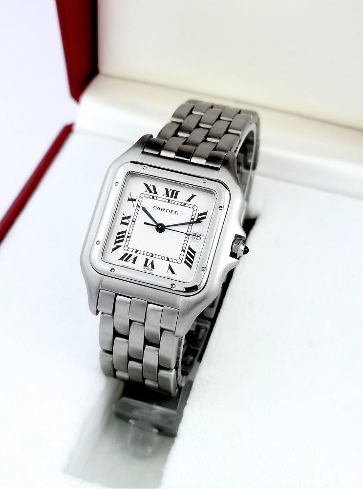 Montre CARTIER - Panthère dite Jumbo - acier - 29 mm (unisexe)-photo-3
