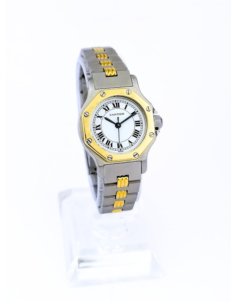 Cartier Watch - Santos Octagonal - Gold And Steel - Automatic - Small Model (women&amp;#039;s)-photo-2