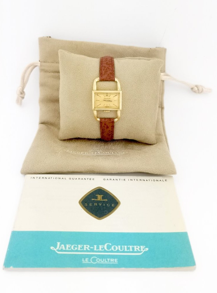 Montre JAEGER-LECOULTRE - Etrier - or jaune - Medium (avec papiers)-photo-1
