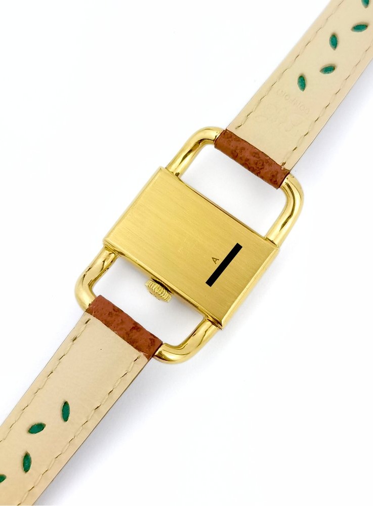 Montre JAEGER-LECOULTRE - Etrier - or jaune - Medium (avec papiers)-photo-4