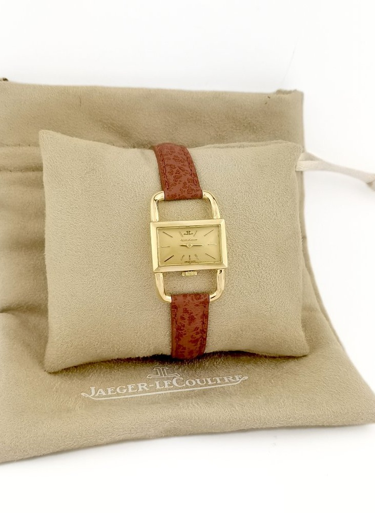 Montre JAEGER-LECOULTRE - Etrier - or jaune - Medium (avec papiers)-photo-5