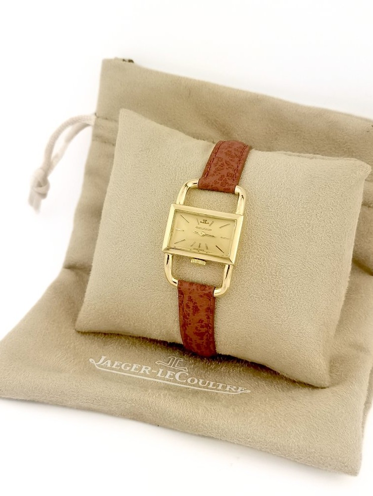 Montre JAEGER-LECOULTRE - Etrier - or jaune - Medium (avec papiers)-photo-7