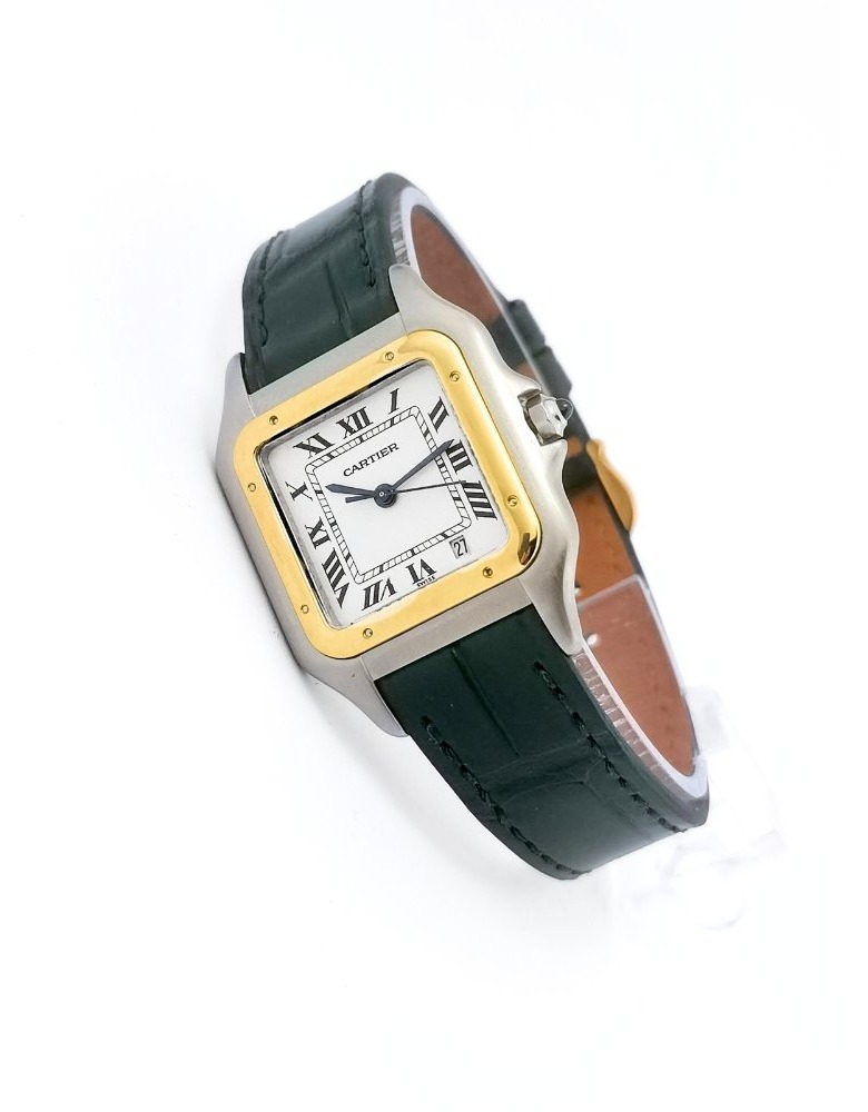 Montre CARTIER - Panthère - or/acier/cuir - Medium (unisexe)-photo-3