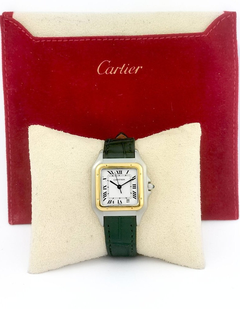 Montre CARTIER - Panthère - or/acier/cuir - Medium (unisexe)-photo-6