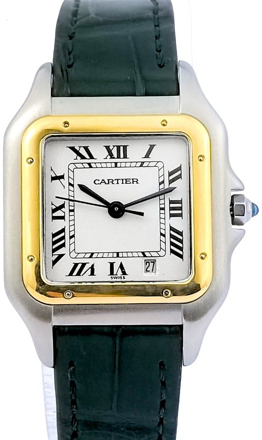 Montre CARTIER - Panthère - or/acier/cuir - Medium (unisexe)