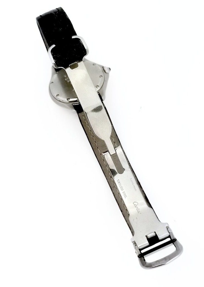 Montre CARTIER - Cougar - or/acier/cuir - Petit modèle (femme) -photo-2
