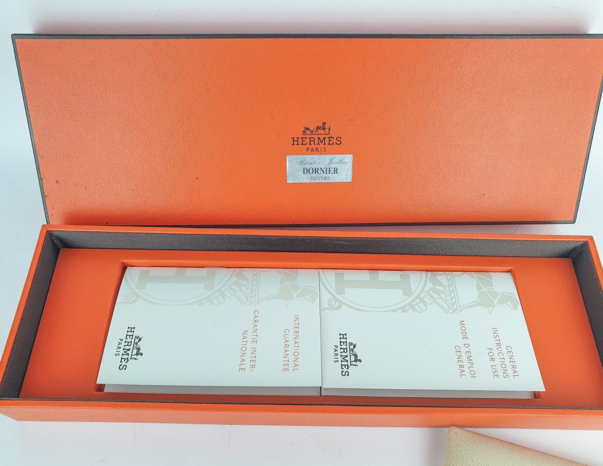 Montre Kelly Hermes En Acier Full Set Etat Neuf-photo-2