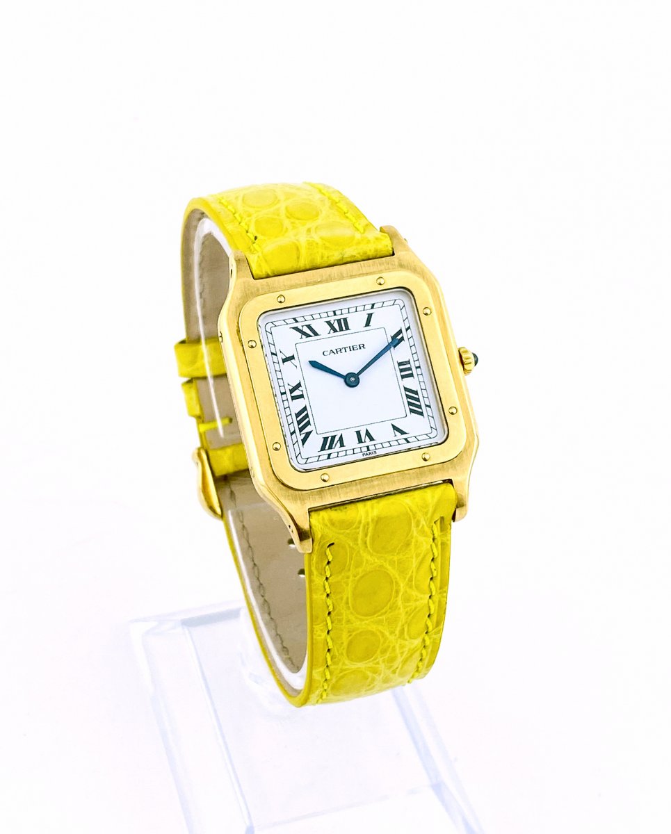 Montre Cartier Santos Dumont - Ultra-plate - Or Jaune - Unisexe-photo-2