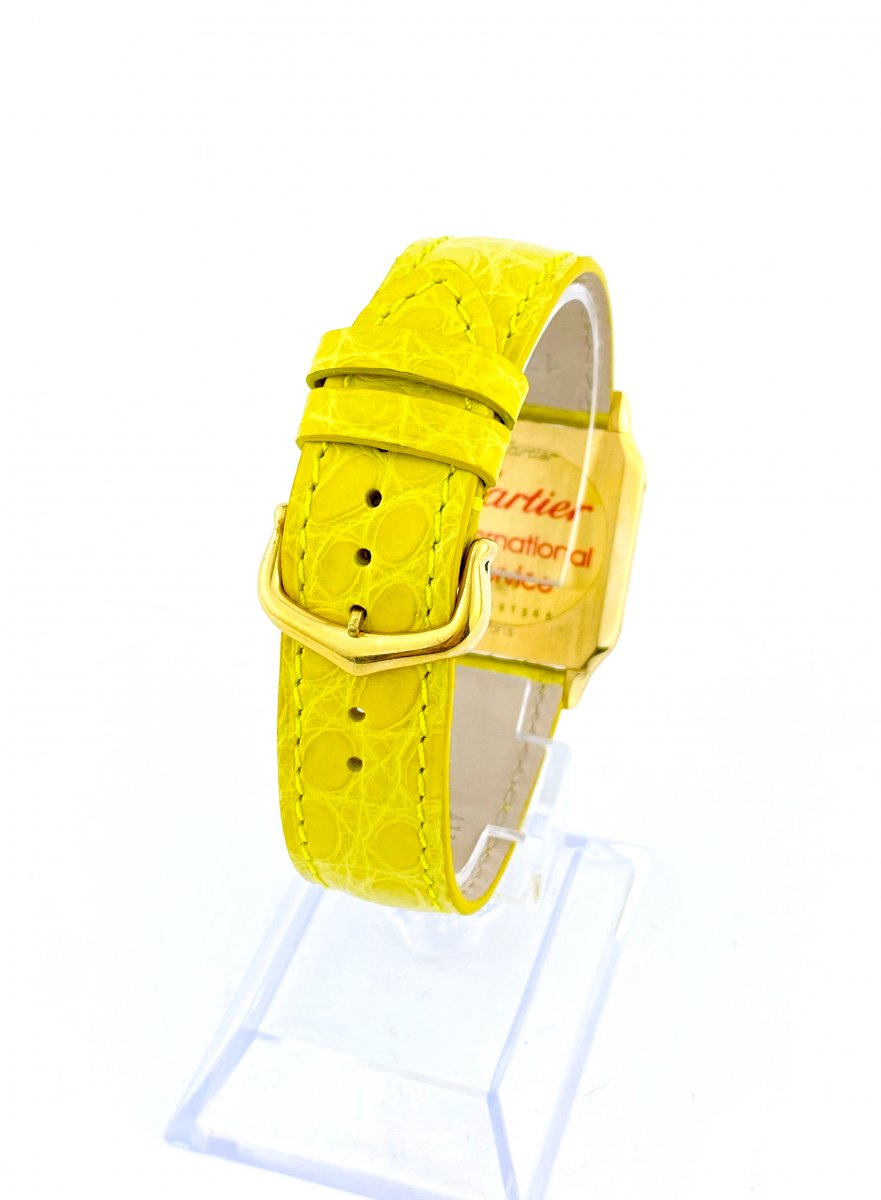 Montre Cartier Santos Dumont - Ultra-plate - Or Jaune - Unisexe-photo-4