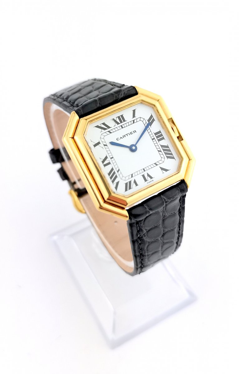 Montre Cartier - Ceinture Jumbo (XL) - Automatique - Or Jaune -photo-2
