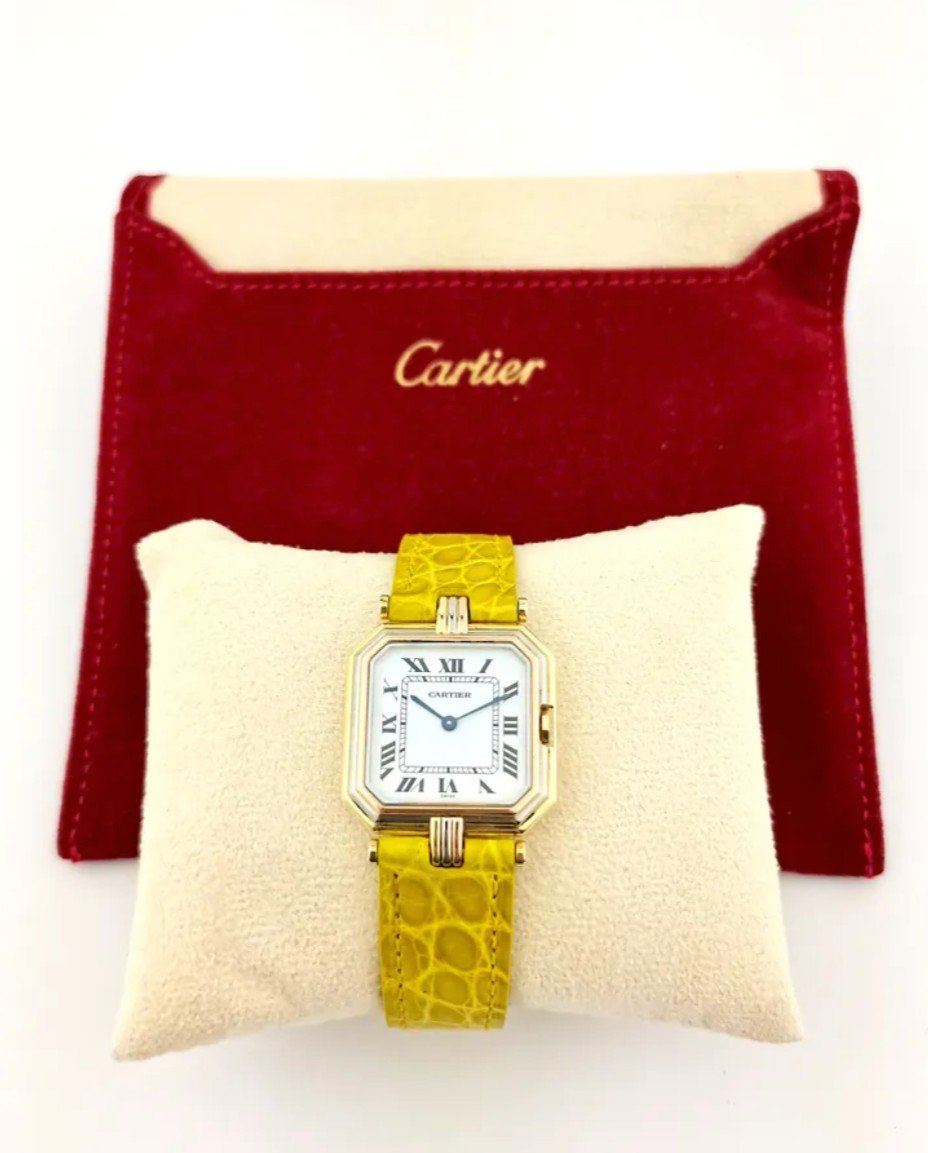 Montre Cartier - Ceinture Trinity - 3 Ors - 27 Mm, Grand Modèle-photo-2