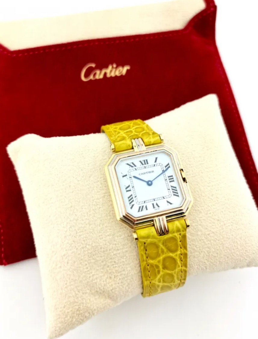 Montre Cartier - Ceinture Trinity - 3 Ors - 27 Mm, Grand Modèle-photo-3
