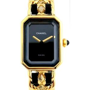 Montre Chanel - Première Rock - Plaqué Or/cuir 